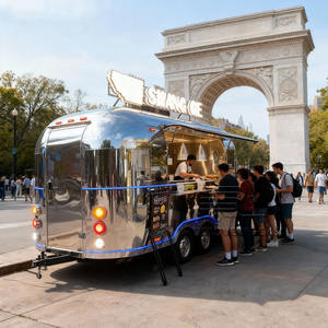 Food truck de rue personnalisé pour la vente de nourriture turque, hot-dogs, frites, tacos, hamburgers, pizzas, avec cuisine complète - Product Image 3