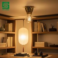 Base de lampe en céramique de style vintage avec un design classique pour les luminaires suspendus rétro