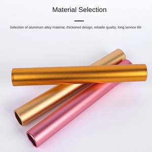 Bâton officiel en aluminium de 3.8cm pour les courses d'athlétisme et sur le terrain, bâtons de <span class=keywords><strong>relais</strong></span>, vente en gros LXY-N397 - Product Image 2