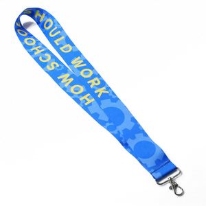 High Quality Neck Lanyard Promotional Bespoke <b>Strip</b> With Metal Hook Polyester Nylon Lanyards Lanyards with logo Custom - Product Image 1
