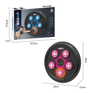 Machine d'entraînement de boxe murale musicale intelligente pour enfants – Jouet sportif pour le développement de la coordination œil-main - Product Image 2