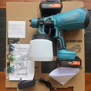 <span class=keywords><strong>Pistola</strong></span> <span class=keywords><strong>de</strong></span> <span class=keywords><strong>Pintura</strong></span> Eléctrica Inalámbrica sin Aire <span class=keywords><strong>de</strong></span> 1000 ml <span class=keywords><strong>con</strong></span> Control <span class=keywords><strong>de</strong></span> Flujo y Limpieza - Product Image 1