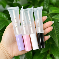 Tube souple personnalisé D19 10ml en PE pour cosmétiques, emballage transparent pour brillant à lèvres, huile à cuticules et baume à lèvres
