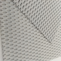 Tissu supérieur de chaussure en maille 3D respirante, 240 g/m², 56 pouces, 100 % polyester, matière pour le dessus et le talon de chaussure