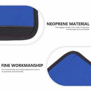 ปลอกหุ้มหูจับกระเป๋าเดินทางแบบนีโอพรีน ดีไซน์เองได้ สีสันสดใส พร้อมป้ายติดกระเป๋า | ฝาครอบมือจับ - Product Image 4