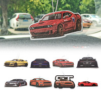 Diffuseur d'air pour voiture en papier JDM Hellaflush, parfum, odeurs, logo personnalisé JDM, diffuseur d'air pour voiture