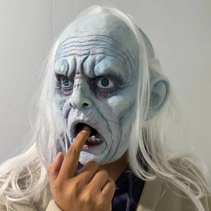 <span class=keywords><strong>Maschera</strong></span> Demoniaca Spaventosa <span class=keywords><strong>con</strong></span> Capelli Bianchi a Prezzo di Fabbrica, Accessorio per Costume <span class=keywords><strong>Horror</strong></span> per Adulti, Halloween, Cosplay e Feste in <span class=keywords><strong>Maschera</strong></span> - Product Image 2