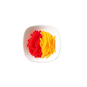 Ya Jie Outdoor Soft Ball <b>Float</b> 4mm <b>Fishing</b> Bait Red Yellow Artificial Shrimp Corn Outdoor <b>Fishing</b> Beads 300pcs - Product Image 1