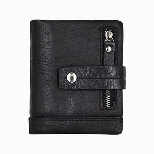 MenBense Classic Tough Money Clip Slim Genuine Leather Wallet Men