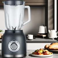 Mixeur sur socle électrique NK-B141 pour smoothies et milkshakes, robot culinaire 3-en-1 500W avec mixeur-broyeur