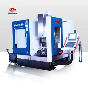 SUMORE CE Certified OEM ODM 5 Axis Machining Center 400/500/650/800mm FMC650 5 Axis Cnc Milling Machine Auto Tools Change