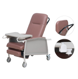 <span class=keywords><strong>Fauteuil</strong></span> inclinable <span class=keywords><strong>médical</strong></span> pour personnes <span class=keywords><strong>âgée</strong></span>s, utilisation en hôpital/clinique, <span class=keywords><strong>fauteuil</strong></span> de soins réglable, table rabattable, roues de 5 pouces, cuir PVC, pratique - Product Image 1