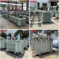 Transformateur triphasé immergé dans l'huile S11 S13 à faible perte pour distribution d'énergie, fourni directement par l'usine