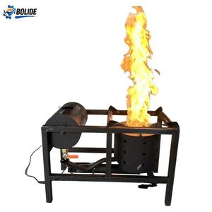 Cuisinière à huile usagée avec support <span class=keywords><strong>wok</strong></span> de 70 cm et sortie de flamme de 10 cm pour les opérations de cuisson en restaurant, usine et cantine - Product Image 6