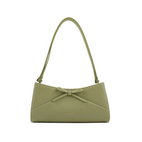 LZ Factory Bow Handtasche Damen Unterarmtasche Echtleder Handtaschen für Damen Tote Schultertasche mit individuellem Logo Tas Wanita