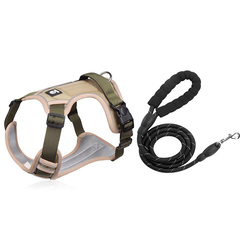 Military green 1.5-meter reflective black rope