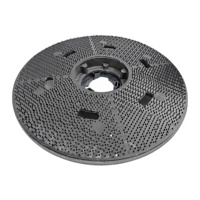 Support de disque de 19 pouces en plastique pour brosse de balayeuse de machine de nettoyage de sol