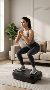 Phenitech Piastra Vibrante di Alta Qualità per Bruciare Calorie, Macchina per Esercizi Quotidiani, Piastra Vibrante per Allenamento - Product Image 5
