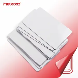 Pvc Blank Card CR80 Plastic White Blank Printable PVC Card With Chip For Hotel Key Access Control Card