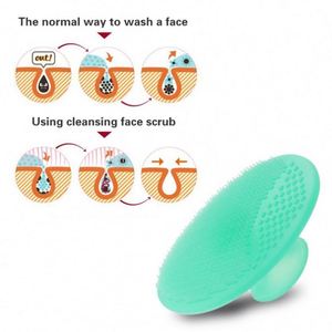 Soft Silicone Facial Cleansing Brush Pad Exfoliator Scrub Scrubby <b>Face</b> <b>Scrubber</b> <b>Face</b> Exfoliator Blackhead Acne Pore Pad - Product Image 5