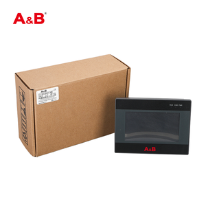 A & B 4.3inch <span class=keywords><strong>HMI</strong></span> màn hình cảm ứng Bảng điều chỉnh <span class=keywords><strong>PLC</strong></span> tất cả trong một Analog nhiệt độ độ ẩm lập trình logic máy nén điều khiển - Product Image 1
