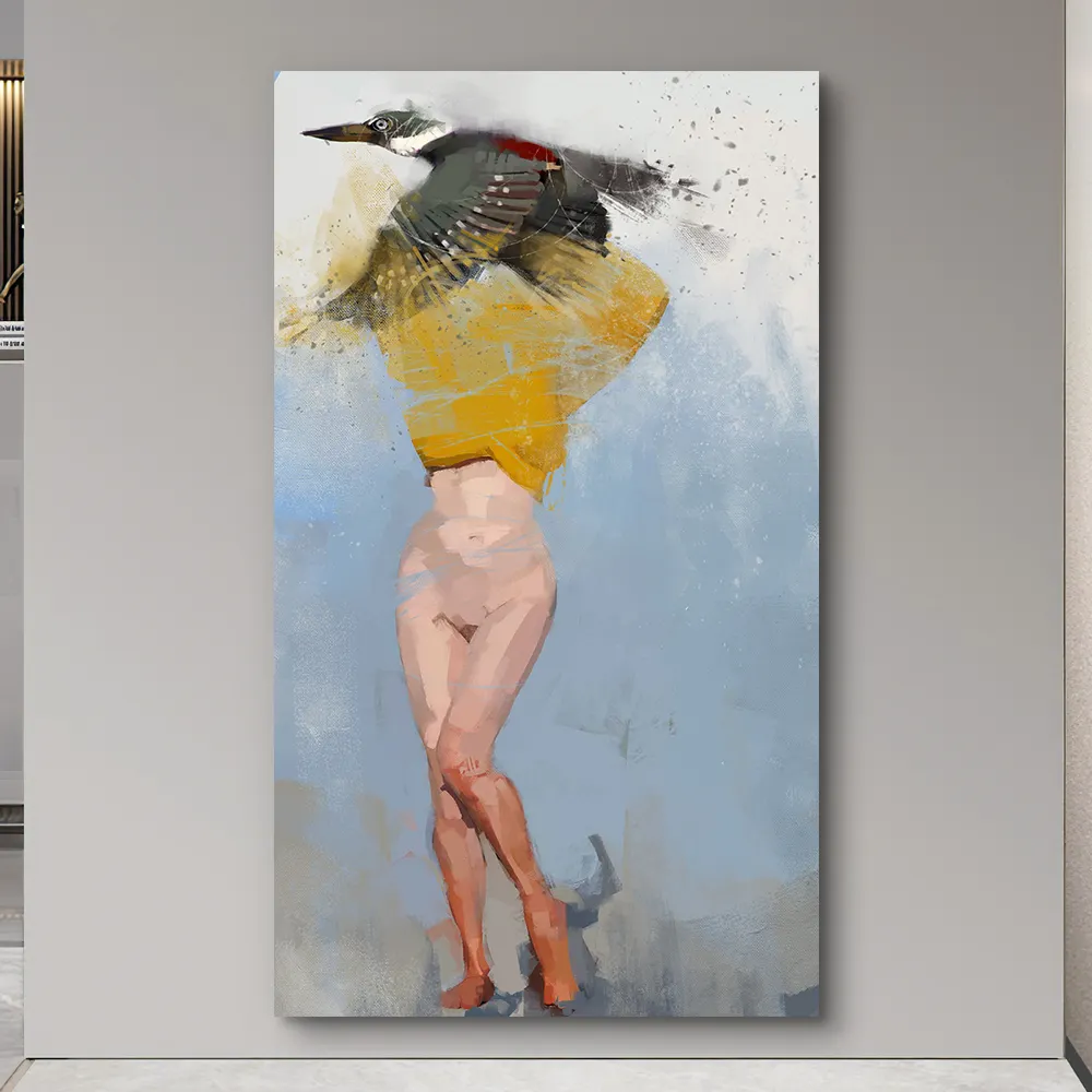 Wholesale Of Women's Sexy Nude Wall Art Pictures Customized Abstract Paintings Hotel Home Decoration