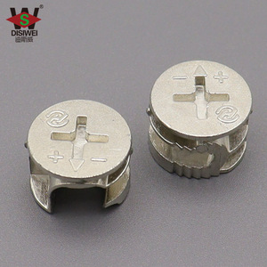 Conector de Panel para Muebles Disiwei, Rueda Excéntrica de Aleación de Zinc con Recubrimiento de Níquel, 15 mm - Product Image 1