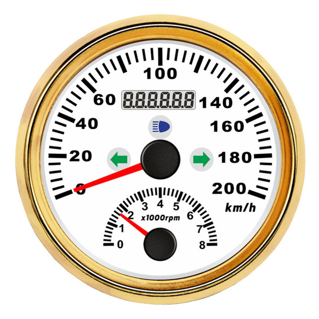 High Quality Motorcycle Tricycle Electric Speedometer Digital Meter