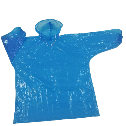 Lightweight Disposable PE Waterproof Single-Person Rainwear for Adults All-Season Outdoor Camping Promotional Use