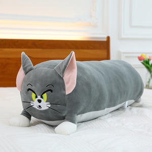 Topo gatto personalizzato lungo striscia di peluche cuscino <span class=keywords><strong>Tom</strong></span> gatto peluche divano peluche bambola peluche animali di peluche giocattolo - Product Image 6