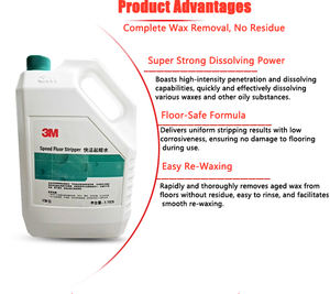 Dissolvant de revêtements de sol transparent FZR 3M Speed, 3,78 L, dissout les taches, durée de vie de 2 ans, durcissement en 24 heures, adhésifs pour le travail du bois - Product Image 6