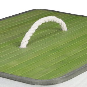 Panier à linge en bambou 783L avec couvercle, sac amovible et lavable en machine - Product Image 5