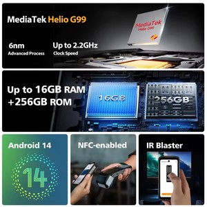 Ulefone Armor Mini 20 สมาร์ทโฟนพันธุ์อึด 8GB+256GB กล้องมองกลางคืน หน้าจอ 4.7 นิ้ว HD ภาษาอังกฤษ Android 15 MediaTek Helio G99 Octa Core 4G NFC - Product Image 2