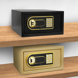 Mini Electronic Safe Carbon Steel Rectangle 170x330x285mm Password Lock <b>Storage</b> For Office Home Hotel - Product Image 1