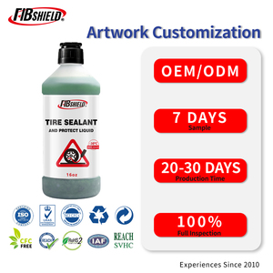 FIBSHIELD 16oz (500ML) Mastic d'étanchéité pour pneus, fonctionne jusqu'à -30°C ° Joints non corrosifs pour réparation d'urgence des plus grosses crevasses sur la plupart des véhicules - Product Image 1