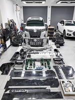 Kit carrosserie Alphard, mise à niveau de l'ancien Alphard vers le nouveau, mise à niveau de 2015-2022 vers le lifting de 2023