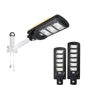 Outdoor High Capacity IP65 Waterproof LED Solar Street Light with Battery-Powered Flat Panel for Landscape Use