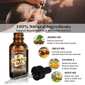 BARBER BATTLE PRIVATE LABEL ORGANIC BARBER SHOP <strong>BEARD</strong> <strong>GROOMING</strong> OIL <strong>BEARD</strong> CARE BALM <strong>SET</strong> - Product Image 6