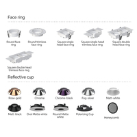 Projecteur LED extérieur IP65, applique murale carrée double, lampe extérieure moderne, blanc chaud, 2*12W, luminaire de salle de bain à double tête
