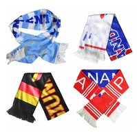 Écharpe d'acclamations de l'équipe de football Argyle de conception personnalisée de haute qualité Tous les clubs Spandex Vente en gros Pas cher Printemps Fans de football Tout inclus