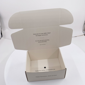 Gửi Thư hộp gấp sóng carton hình chữ nhật giấy đôi bên vận chuyển Hộp Tùy chỉnh in sóng vận chuyển hộp - Product Image 1