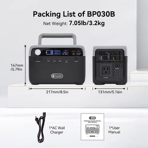 Xách tay 300 watt năng lượng mặt trời sạc thiết lập điện và máy phát điện nhà năng lượng mặt trời sao lưu Pin ngân hàng điện Giá để sử dụng nhà - Product Image 5