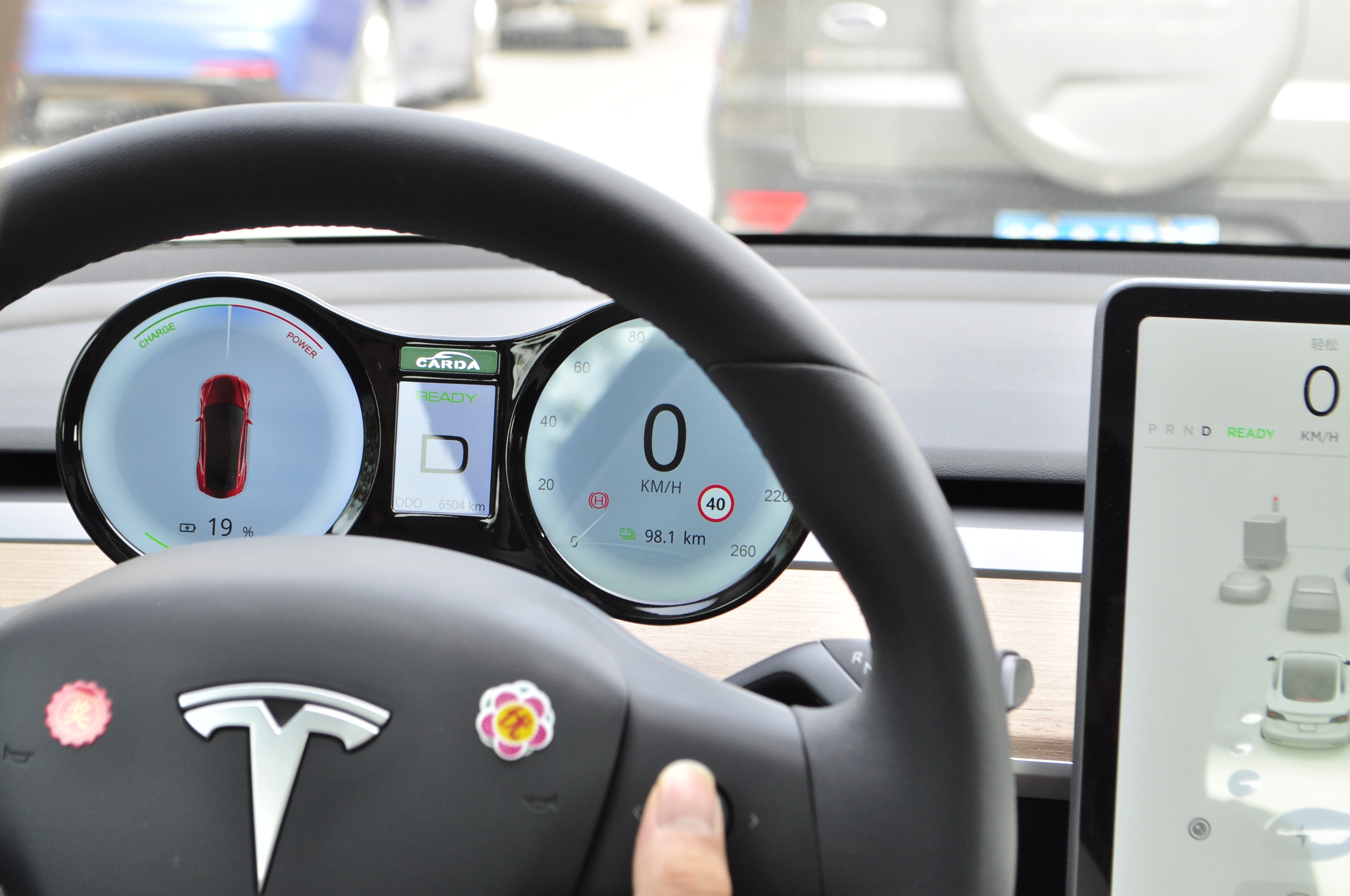 テスラ Model 3 / Model Y 用 12.3インチ LCD 多機能ダッシュボード