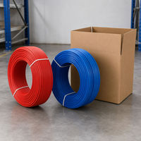 Câble électrique en cuivre monoconducteur isolé en PVC rond, codé par couleurs, pour éclairage, prises et interrupteurs (vente en gros)