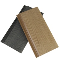 Panneau de revêtement extérieur WPC populaire en France, imperméable, grain de bois, anti-moisissure pour l'extérieur, installation facile, planche de façade Wpc