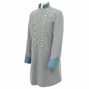 Manteau sur mesure pour homme 100 % laine, double boutonnage, style vintage médiéval, imperméable, avec rembourrage en coton - Product Image 1