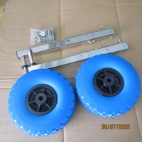 Roues de transom de style C pour le transport de bateaux pneumatiques