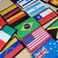 Patch tissé avec drapeaux nationaux du monde