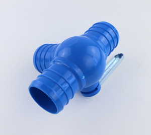 Válvula de Bola de Tres Vías de Igual Diámetro con Perilla de Hierro Reforzado para Riego Agrícola (50-100mm) - Product Image 6
