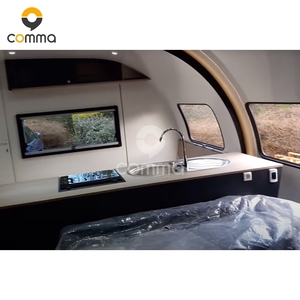 Off Road Mini <span class=keywords><strong>Tear</strong></span> <span class=keywords><strong>Drop</strong></span> cắm trại RV cắm trại Teardrop sợi thủy tinh nhẹ nhất trọng lượng Teardrop cắm trại - Product Image 3